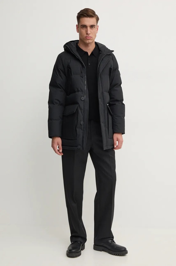 Bunda Tommy Hilfiger MW0MW37483 černá NC24