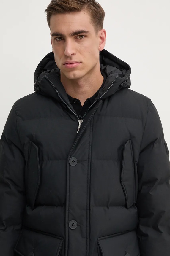 Bunda Tommy Hilfiger černá MW0MW37483