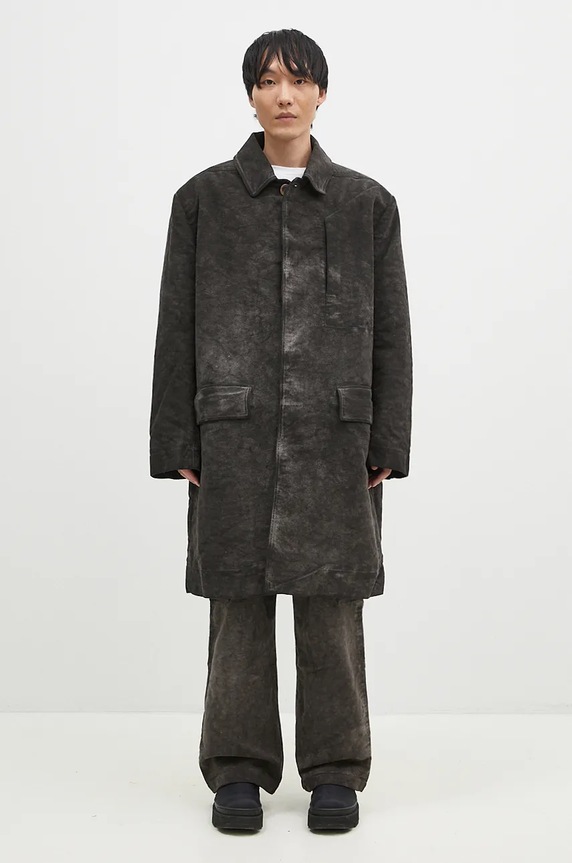 Rick Owens cappotto in cotone Jumbo Mac DU02D2968.MO