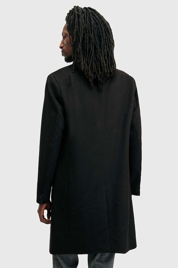 Kabát s příměsí vlny AllSaints HAL COAT M005OZ
