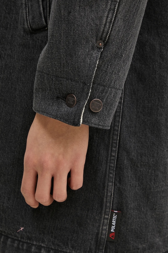 Джинсовый плащ Undercover Coat чёрный UC2D4306