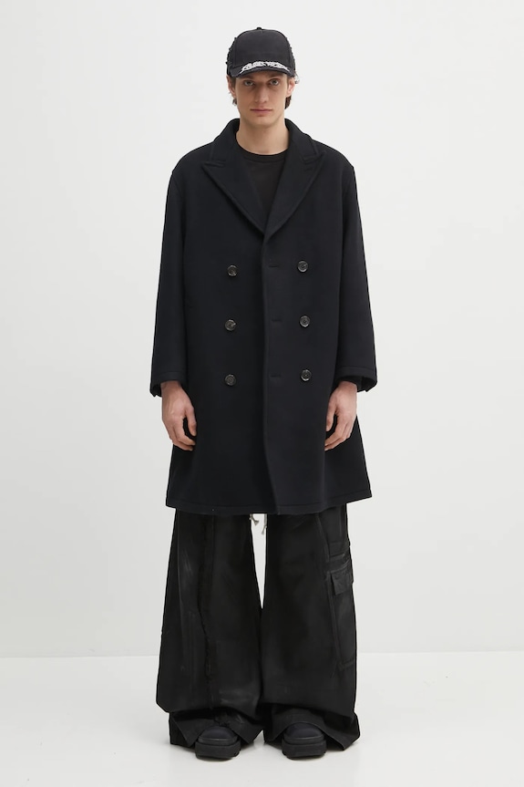 Wacko Maria cappotto in lana Double Breasted 24FW.WMO.CO02