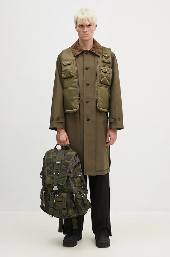 Andersson Bell palton Vest Layered Inside-Out Coat awa642u