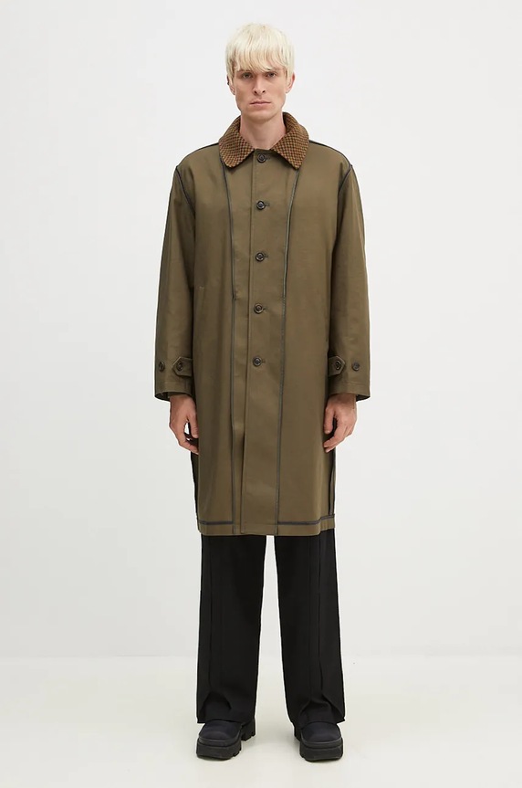 Andersson Bell palton Vest Layered Inside-Out Coat verde awa642u