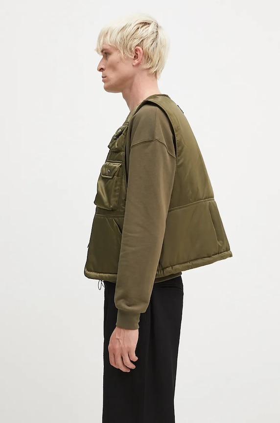 Andersson Bell palton Vest Layered Inside-Out Coat awa642u