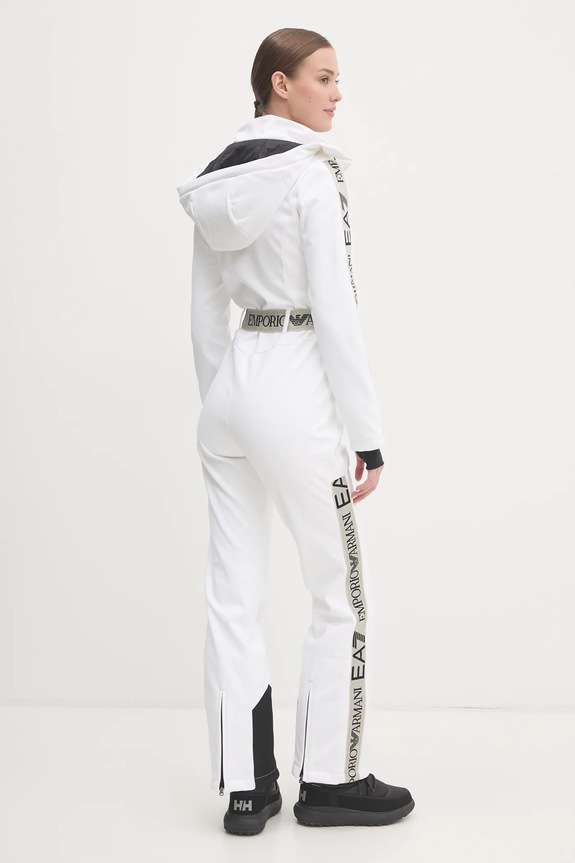 EA7 Emporio Armani tuta da sci Kitzbuhel Softshell TN8HZ.6DTD02.1100 bianco AW24