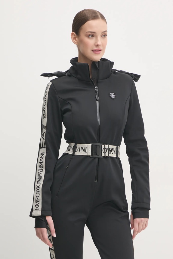 Abbigliamento EA7 Emporio Armani tuta da sci Kitzbuhel Softshell TN8HZ.6DTD02.1200 nero