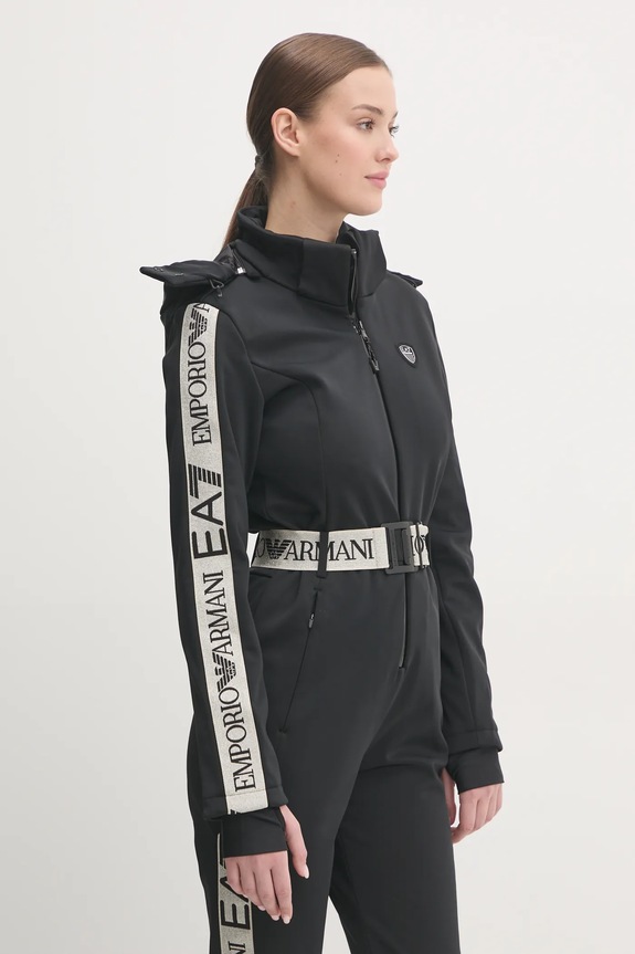 EA7 Emporio Armani tuta da sci Kitzbuhel Softshell nero TN8HZ.6DTD02.1200