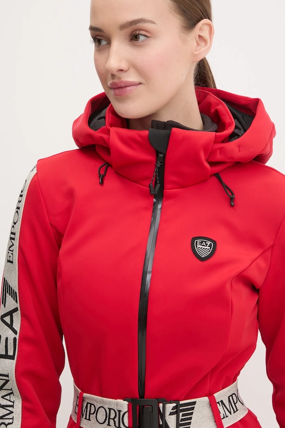 EA7 Emporio Armani tuta da sci Kitzbuhel Softshell rosso TN8HZ.6DTD02.1461