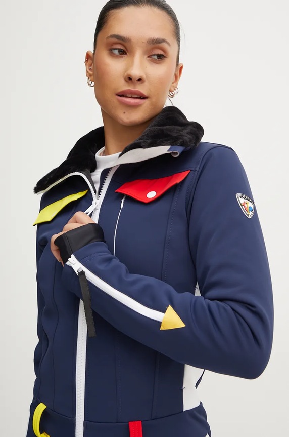 Rossignol kombinezon narciarski Sublime x JCC RLNWJ29 granatowy