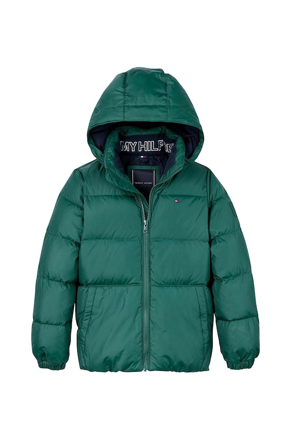 Tommy Hilfiger geaca copii KB0KB08341.9BYH.128.176 verde AW24