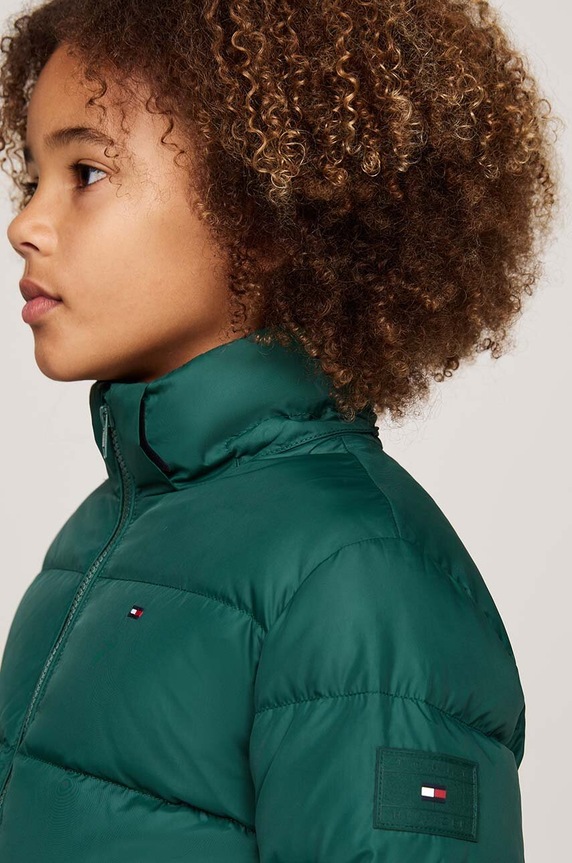 Băieți Tommy Hilfiger geaca copii KB0KB08341.9BYH.128.176 verde