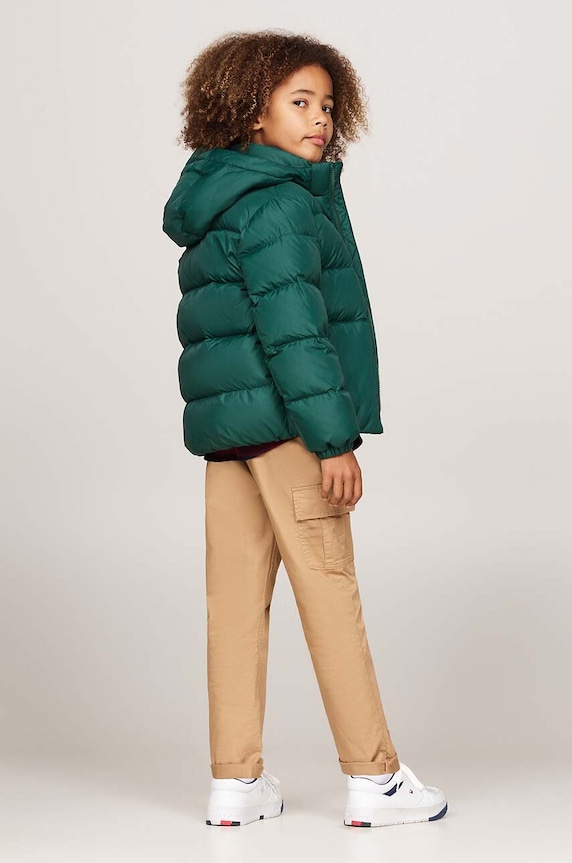 Tommy Hilfiger geaca copii KB0KB08341.9BYH.128.176 verde