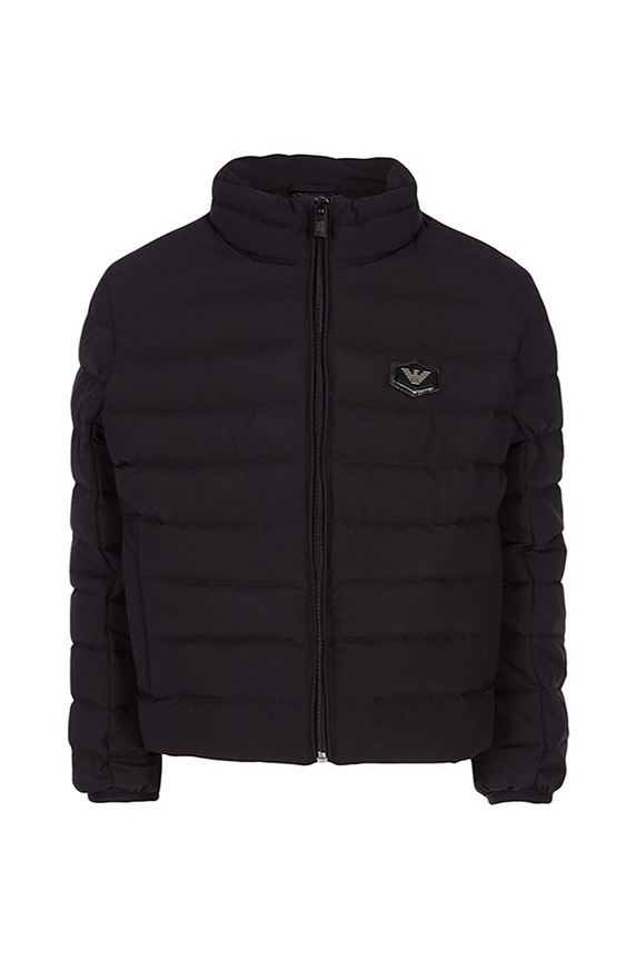 Dječja pernata jakna Emporio Armani lagana pernata podstava crna 8N4BQ2.1NLRZ