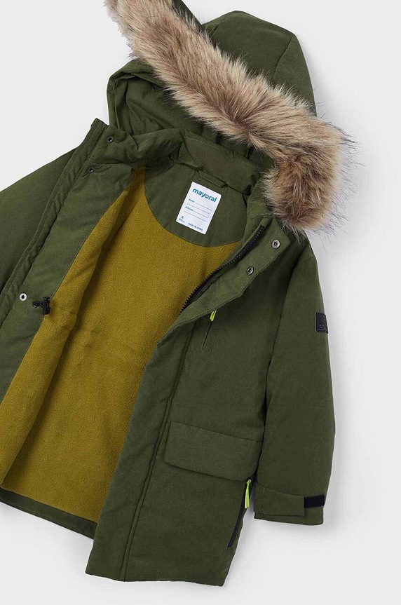Детска парка Mayoral 4468.5F.Mini.9BYH зелен AW24