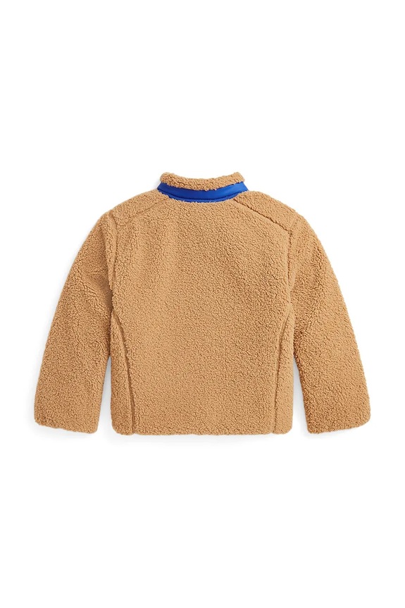 Dětská oboustranná bunda Polo Ralph Lauren 322949927001 hnědá AW24