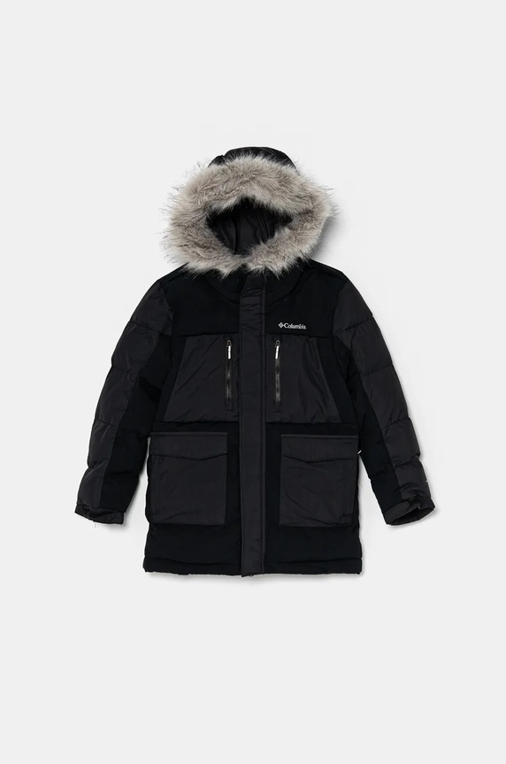 Παιδικό μπουφάν Columbia Marquam Peak Fusion άλλο μαύρο 2090201
