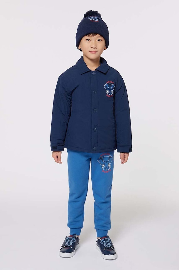 Kenzo Kids geaca copii cu captuseala bleumarin K60721.114.150