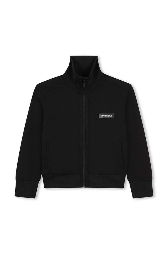 Detská mikina Karl Lagerfeld bez kapucne čierna Z30261.114.150