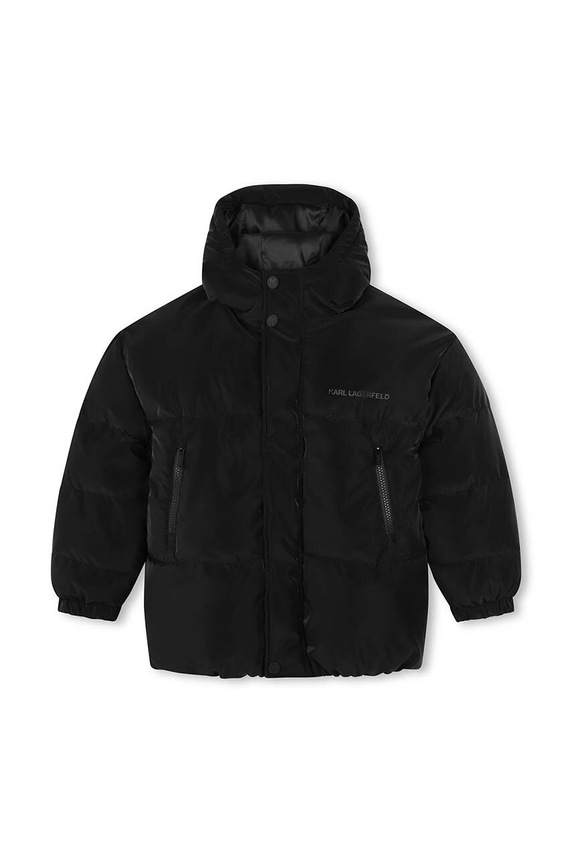 Dječja jakna Karl Lagerfeld Z30274.162.174 crna AW24