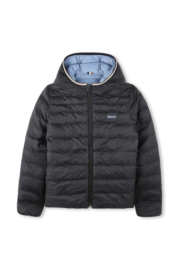Момче Детско яке с две лица BOSS J51235.162.174 черен