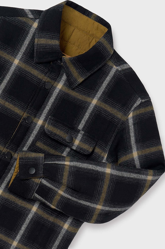 Детско яке с две лица Mayoral 7107.7E.Junior сив AW24