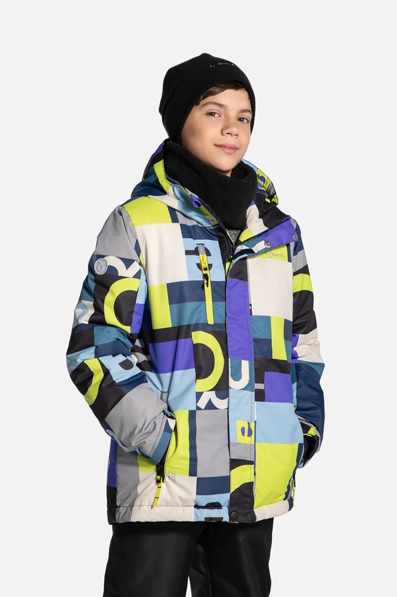Dječja zimska jakna Lemon Explore s kapuljačom plava ZL4152114OSB