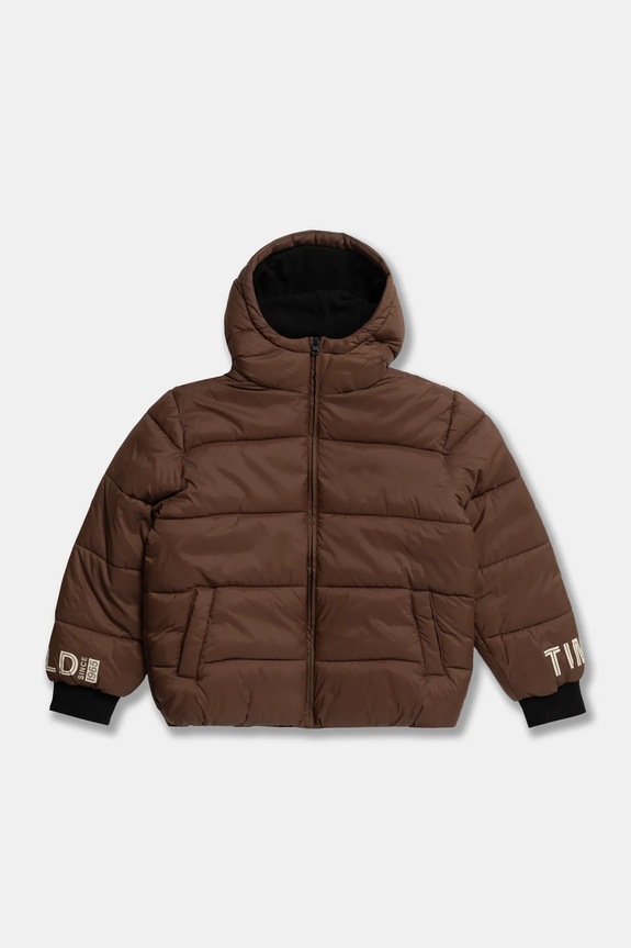 Детско яке United Colors of Benetton с изолация кафяв 2MZKCN05K.G.Seasonal