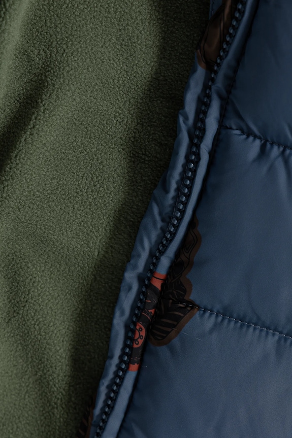 Băieți United Colors of Benetton geaca copii 23ANGN03E.P.Seasonal albastru