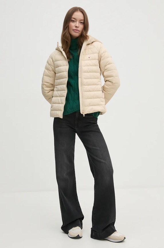 Tommy Hilfiger piumino WW0WW42350 beige AW24