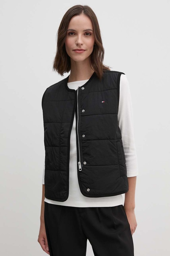 Tommy Hilfiger vesta cu captuseala negru WW0WW42348