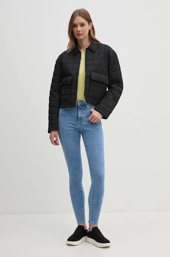 Μπουφάν Calvin Klein Jeans J20J223568 μαύρο AW24