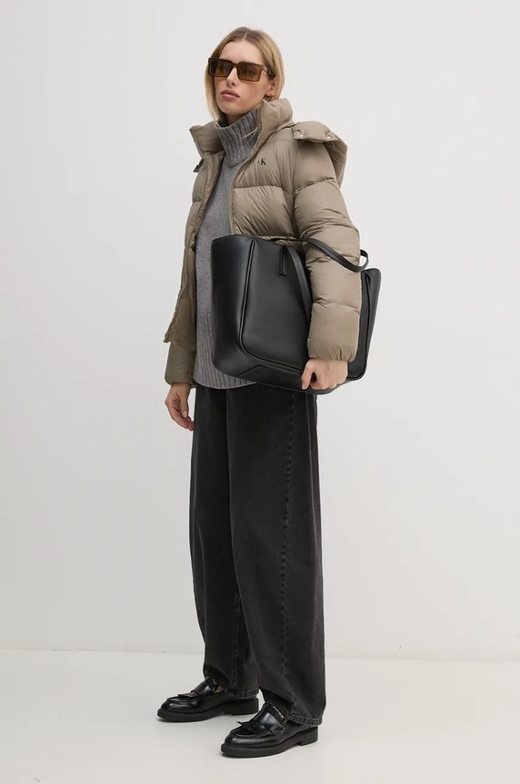 Pernata jakna Calvin Klein Jeans J20J223571 zelena AW24