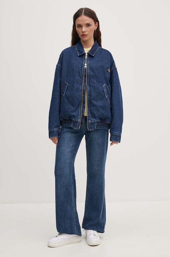 Calvin Klein Jeans farmerdzseki J20J224717 sötétkék AW24