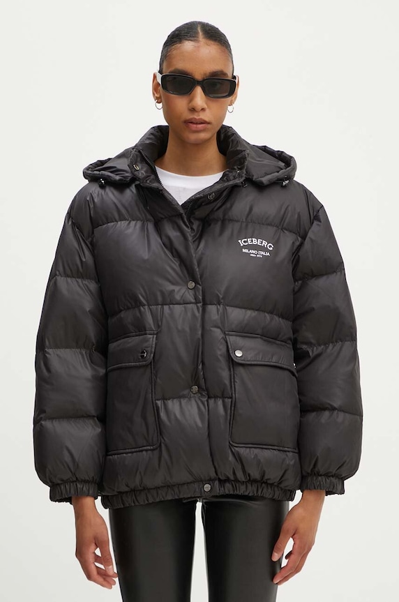 Iceberg piumino nero J041.6405