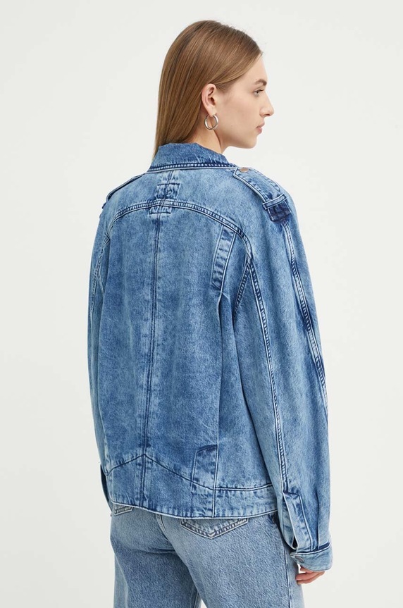 Odzież BOSS Orange kurtka jeansowa 50518210 niebieski