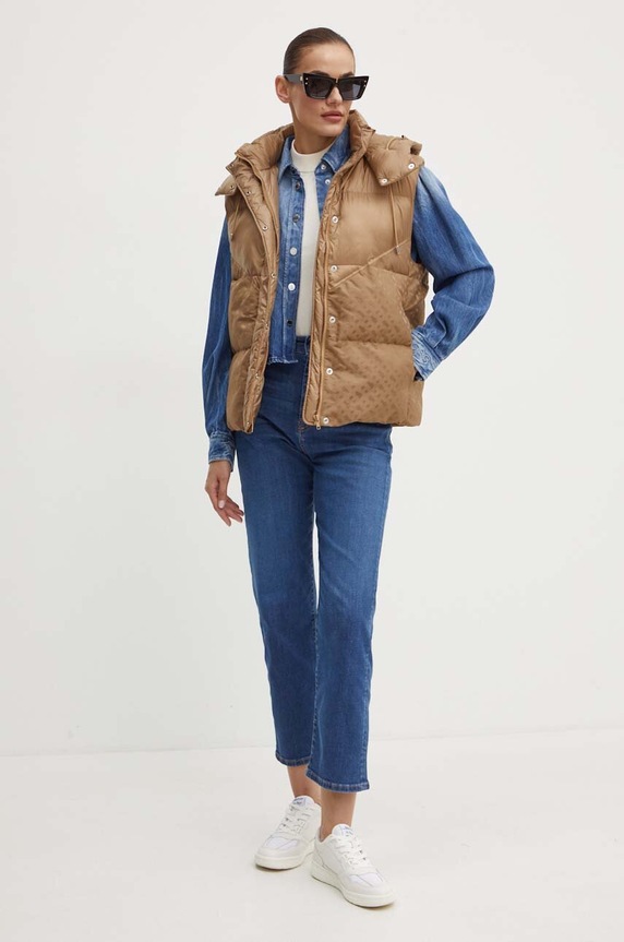 BOSS Orange koszula jeansowa 50518242 niebieski AW24