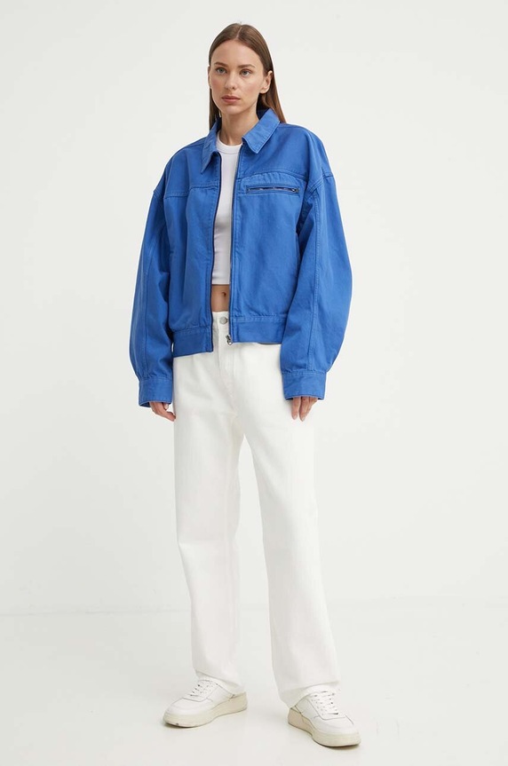 G-Star kurtka jeansowa D24569.D300 niebieski AW24