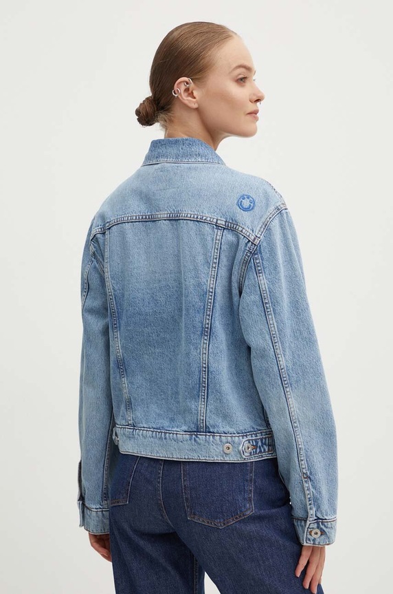 Odzież HUGO Blue kurtka jeansowa 50517249 niebieski