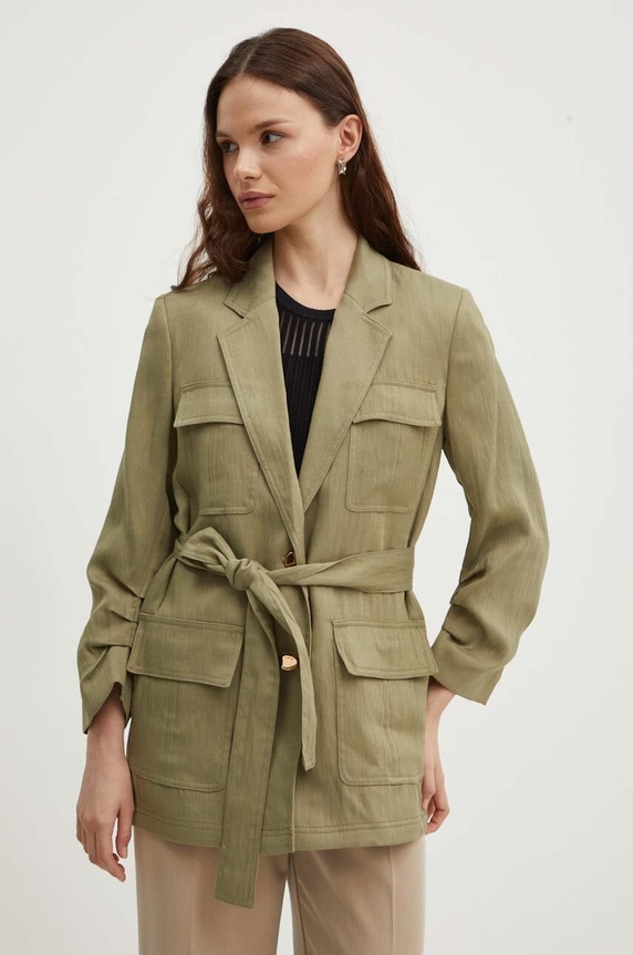 Dkny marynarka tkanina beżowy P4DCTX65