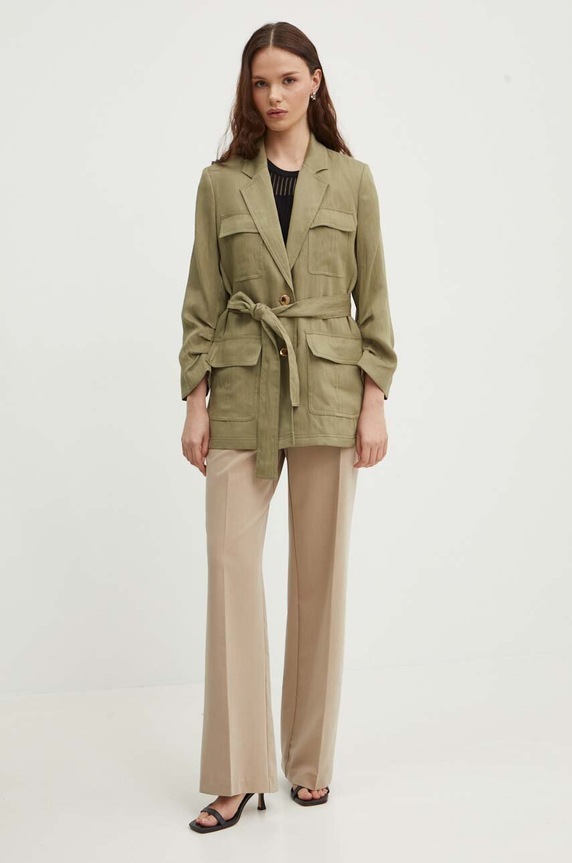Dkny marynarka P4DCTX65 beżowy AW24