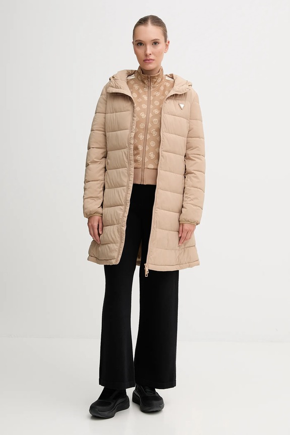 Guess kurtka NEW ALETA V4YL05.WF3X0 beżowy AW25