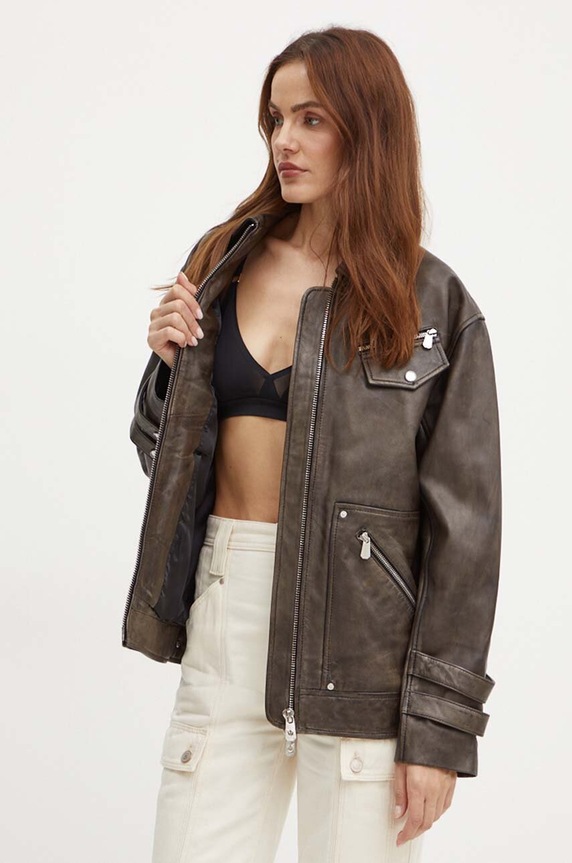 Pinko giacca in pelle 104048.A23U