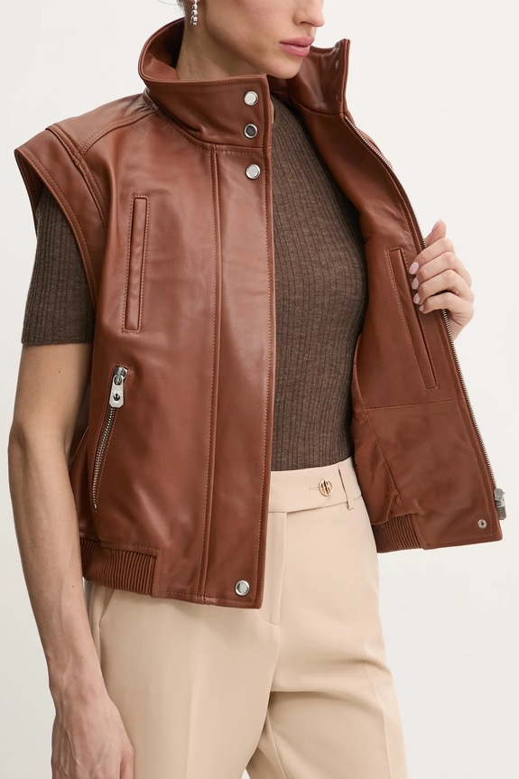 Pinko gilè in pelle 103898.A21L