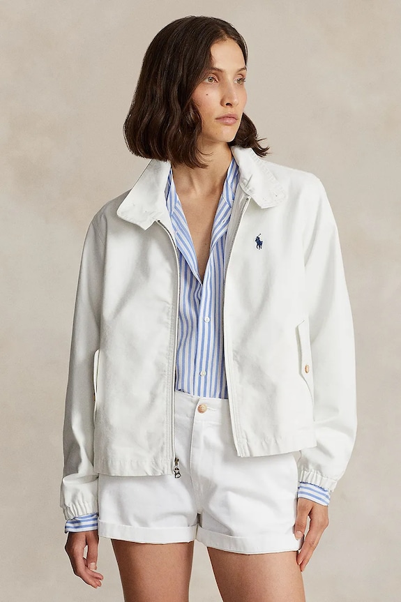 Polo Ralph Lauren geacă cu captuseala alb 211936442