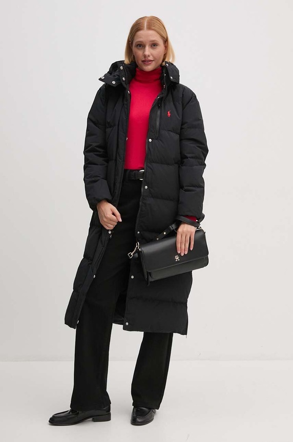 Páperová bunda Polo Ralph Lauren 211941005 čierna AW25