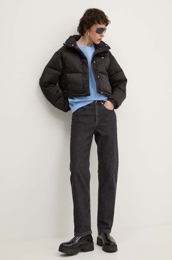 Tommy Jeans geaca DW0DW18292 negru AW24