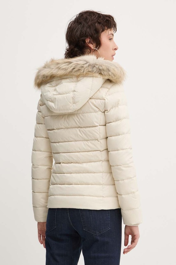 Ρούχα Μπουφάν με επένδυση από πούπουλα Tommy Jeans DW0DW18312 μπεζ
