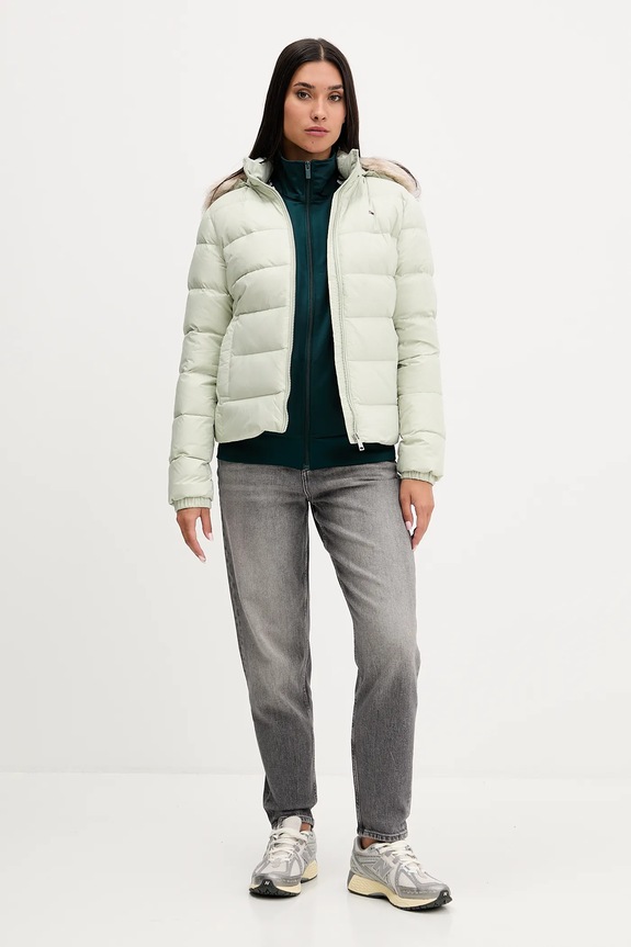 Tommy Jeans kurtka puchowa DW0DW18312 zielony AW25