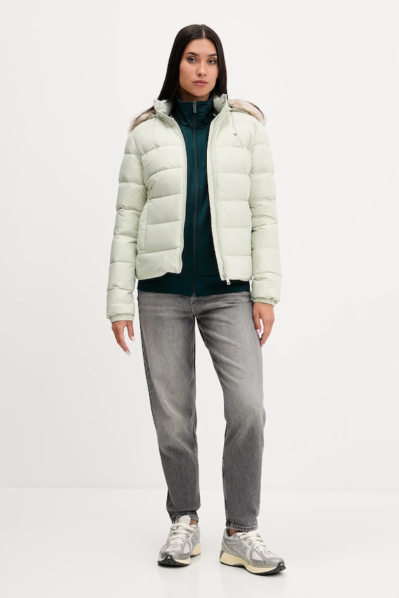 Tommy Jeans kurtka puchowa DW0DW18312 zielony AW25